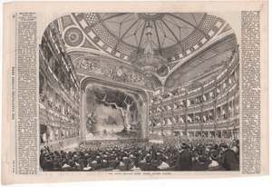 antique opera prints from the 19th century